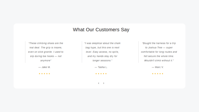 Testimonial Slider image