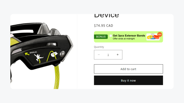 Free Gift Toggle image